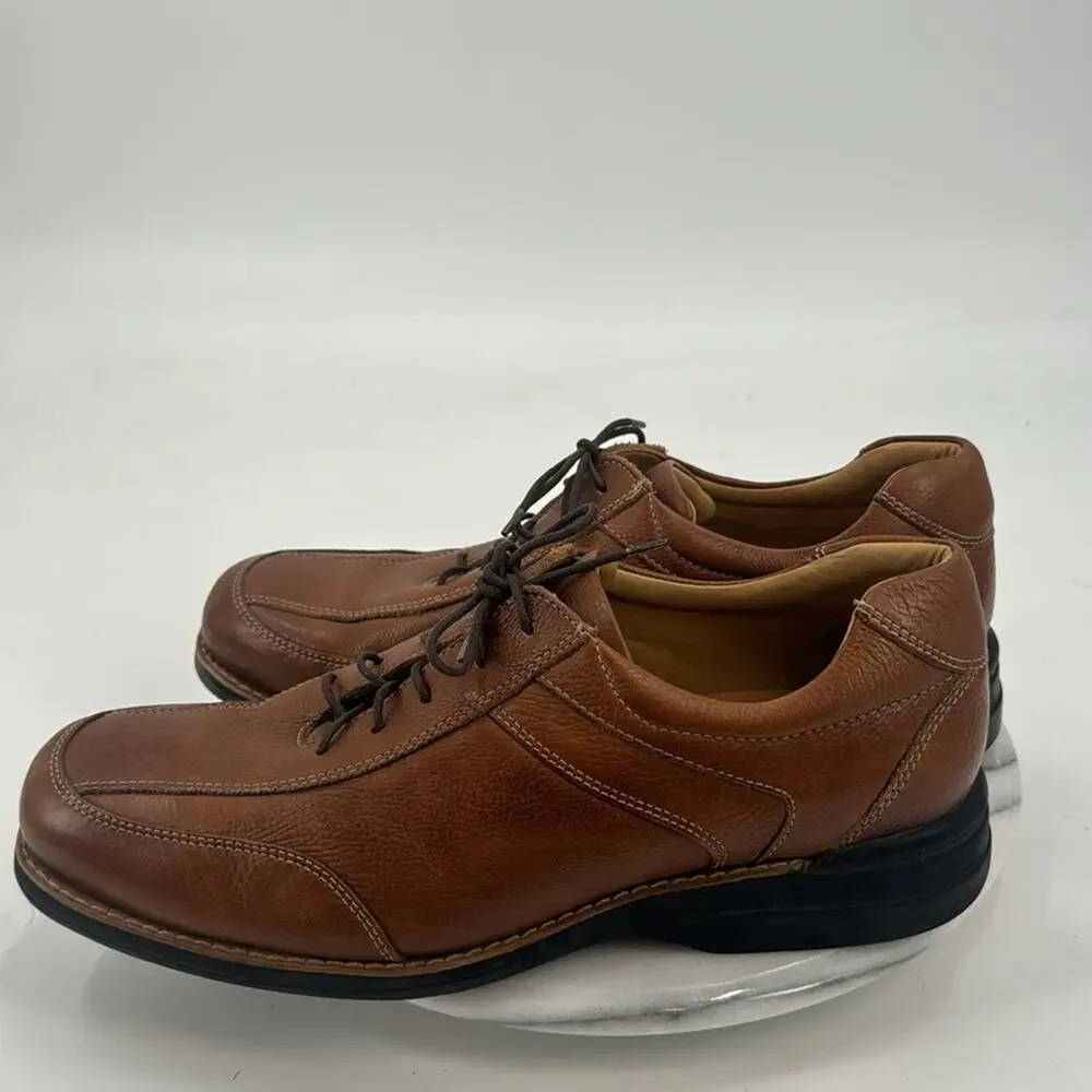 Johnston & Murphy Sheepskin leather lace up loafers